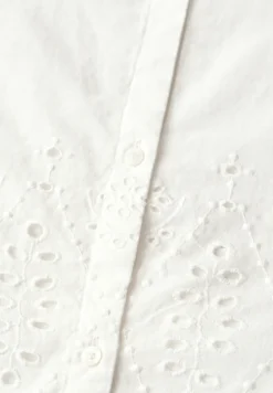 3/4-Arm Bluse mit Shiffleydetails