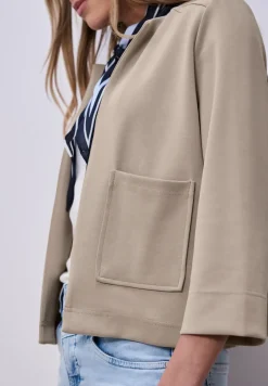 3/4-Arm Jacke im Silk-Look