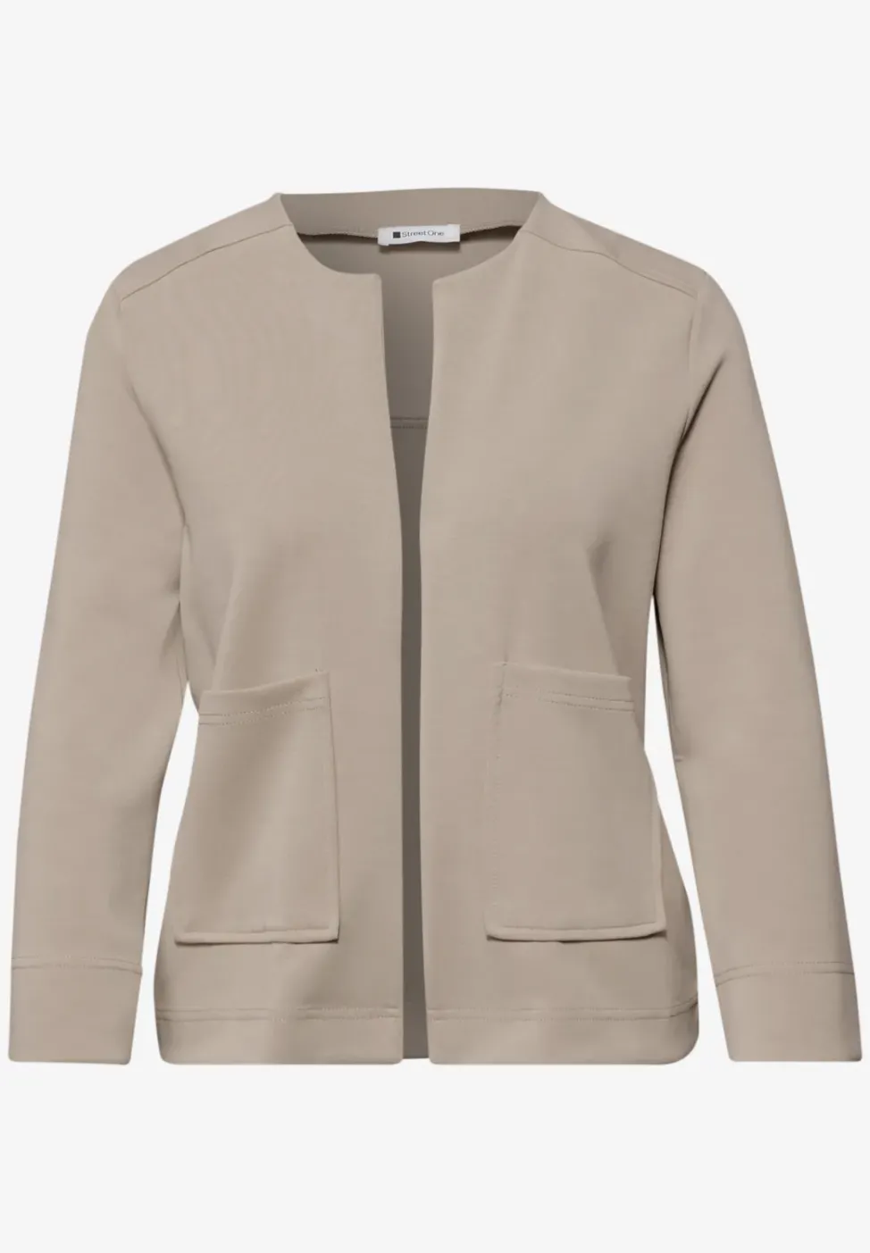 3/4-Arm Jacke im Silk-Look