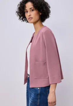3/4-Arm Jacke im Silk-Look