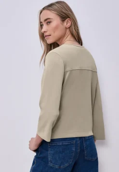 3/4-Arm Jacke im Silk-Look