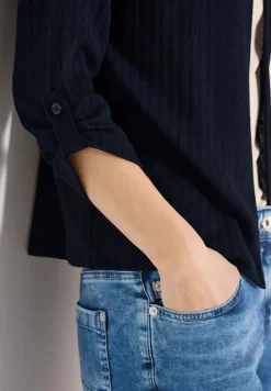 3/4-Arm Jacke in Strick-Optik