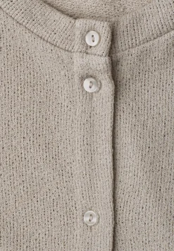 3/4-Arm Jacke in Strick-Optik