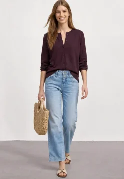 3/4-Arm Jacke in Strick-Optik