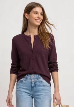 3/4-Arm Jacke in Strick-Optik