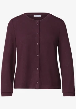 3/4-Arm Jacke in Strick-Optik