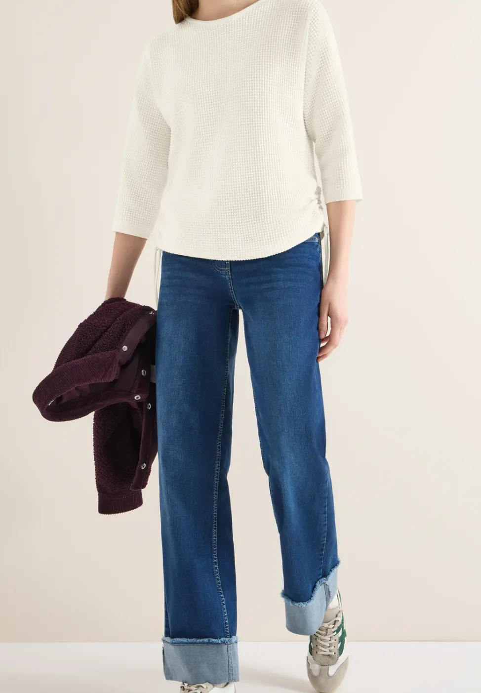 3/4-Arm Pullover in Dolman Passform