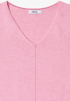 3/4-Arm Pullover mit Struktur