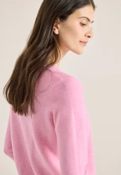 3/4-Arm Pullover mit Struktur