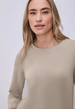 3/4-Arm Shirt im Silk-Look