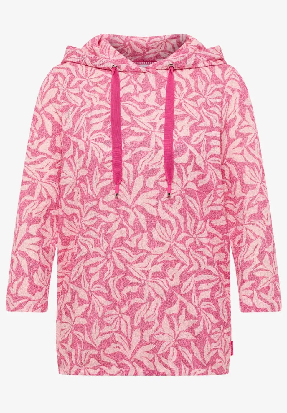 3/4-Arm Shirt mit floralem Print