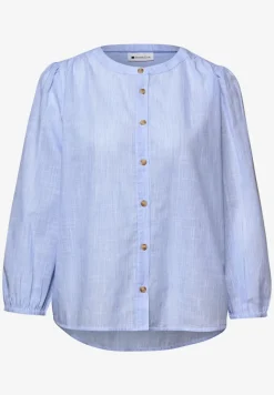 3/4-Arm Bluse in Chambray Qualität