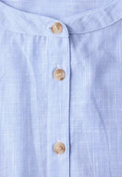 3/4-Arm Bluse in Chambray Qualität