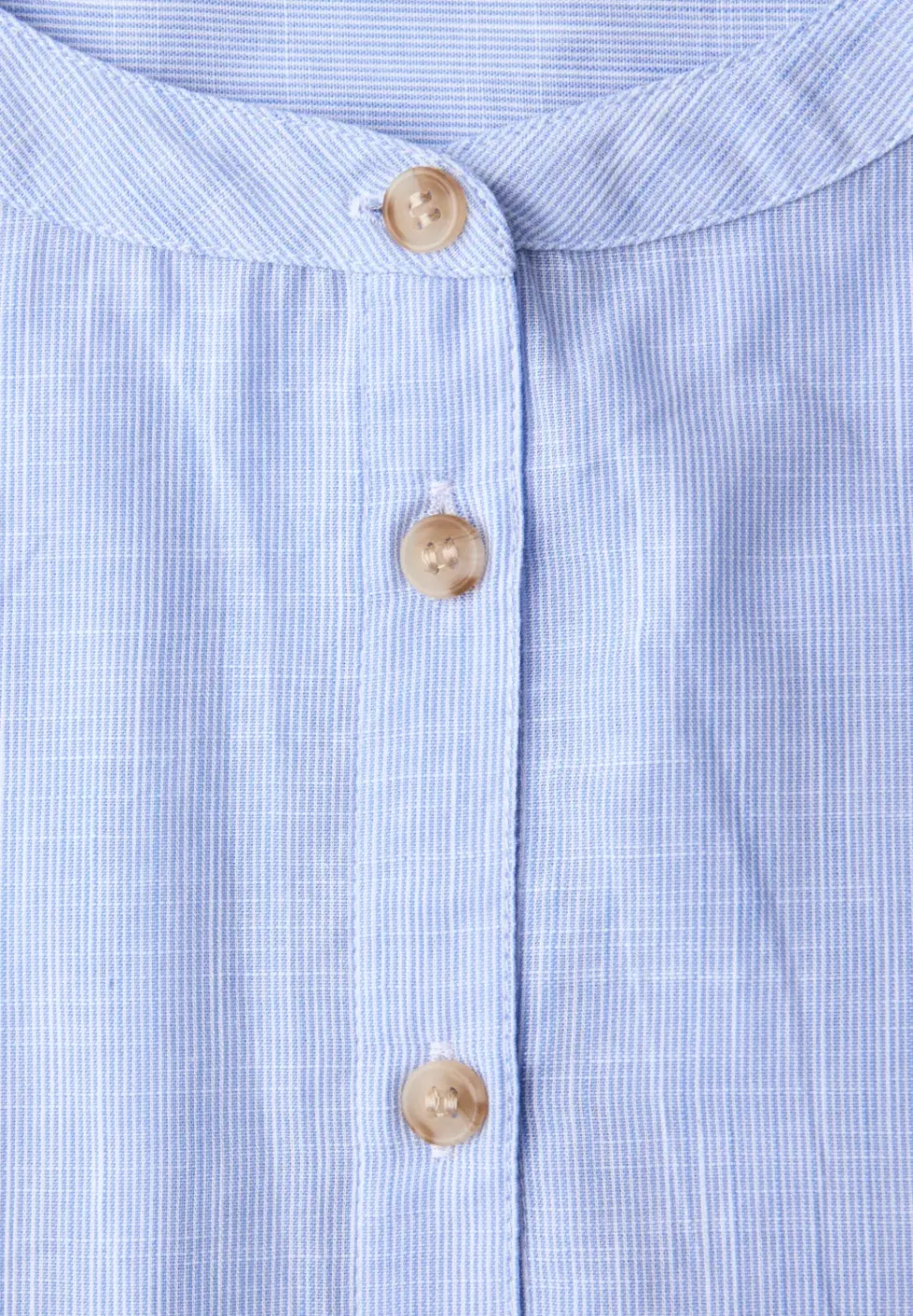 3/4-Arm Bluse in Chambray Qualität