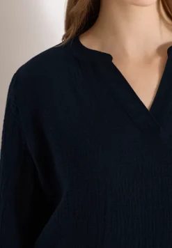 3/4-Arm Bluse in Musselin-Qualität