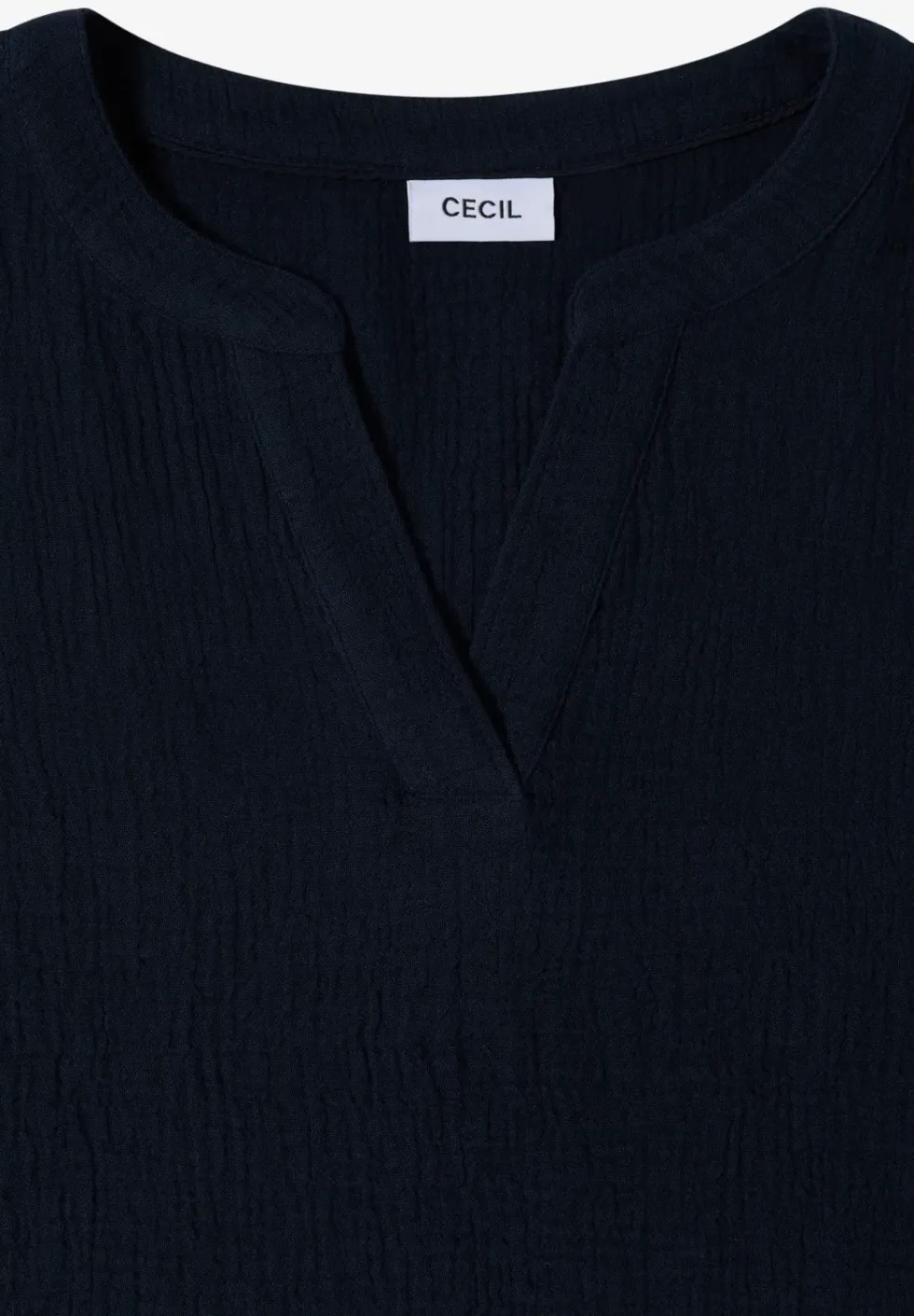 3/4-Arm Bluse in Musselin-Qualität