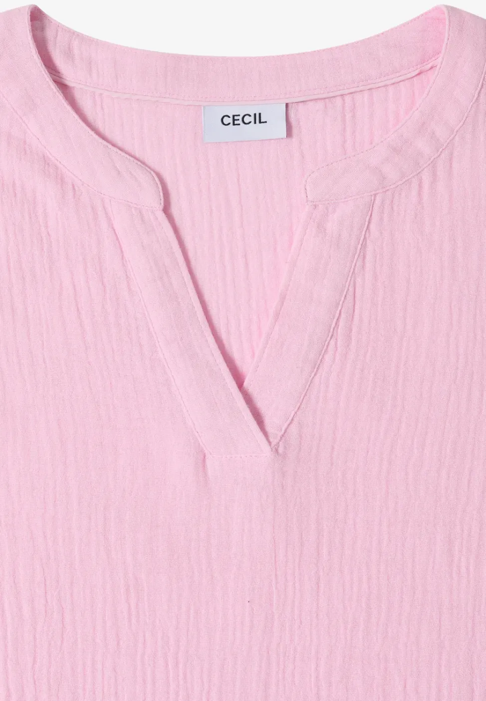 3/4-Arm Bluse in Musselin-Qualität