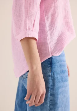 3/4-Arm Bluse in Musselin-Qualität