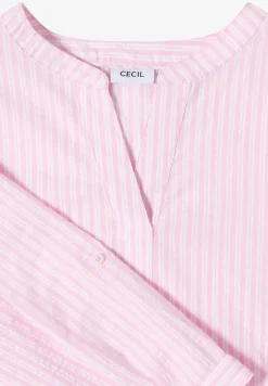 3/4-Arm Bluse in Seersuckerqualität