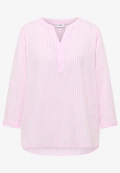3/4-Arm Bluse in Seersuckerqualität
