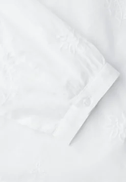 3/4-Arm Bluse mit Embroidery