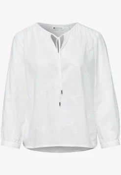 3/4-Arm Bluse mit Embroidery