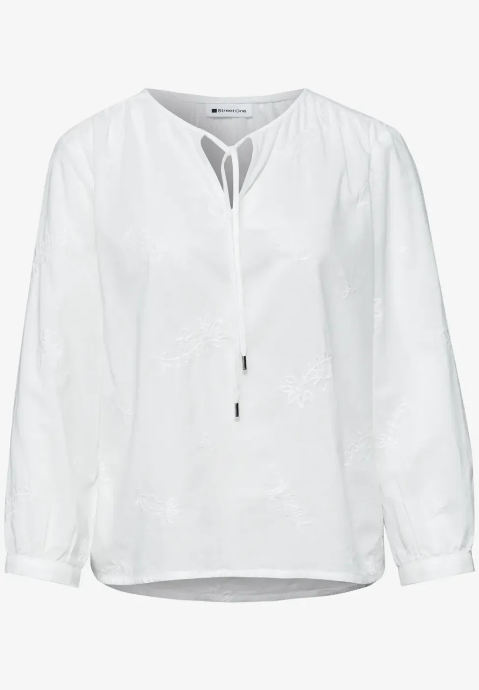 3/4-Arm Bluse mit Embroidery