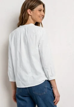 3/4-Arm Bluse mit Embroidery