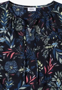 3/4-Arm Bluse mit floralem Muster