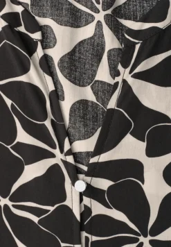 3/4-Arm Bluse mit Knotendetail