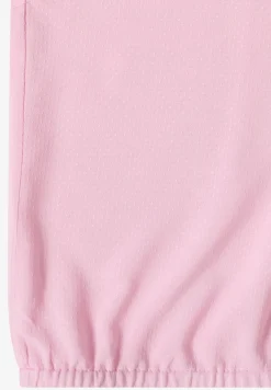 3/4-Arm Bluse mit Split Neck und Bändern