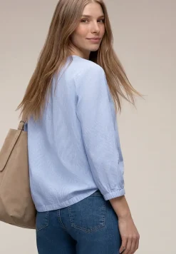 3/4-Arm Bluse mit Streifen