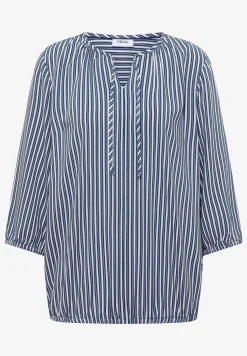 3/4-Arm Bluse mit Streifenmuster