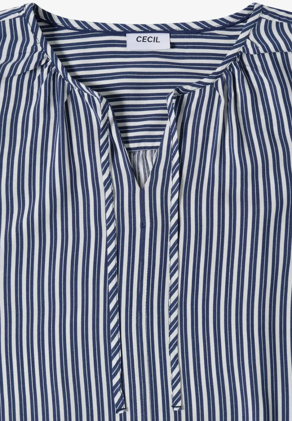 3/4-Arm Bluse mit Streifenmuster