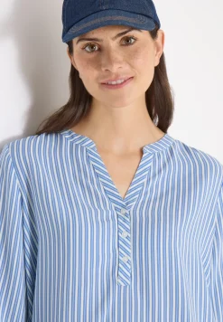 3/4-Arm Bluse mit Streifenmuster