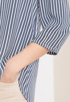 3/4-Arm Bluse mit Streifenmuster