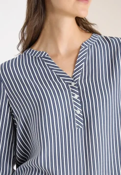 3/4-Arm Bluse mit Streifenmuster