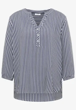 3/4-Arm Bluse mit Streifenmuster