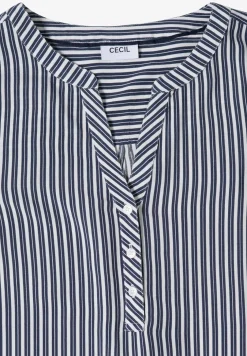 3/4-Arm Bluse mit Streifenmuster