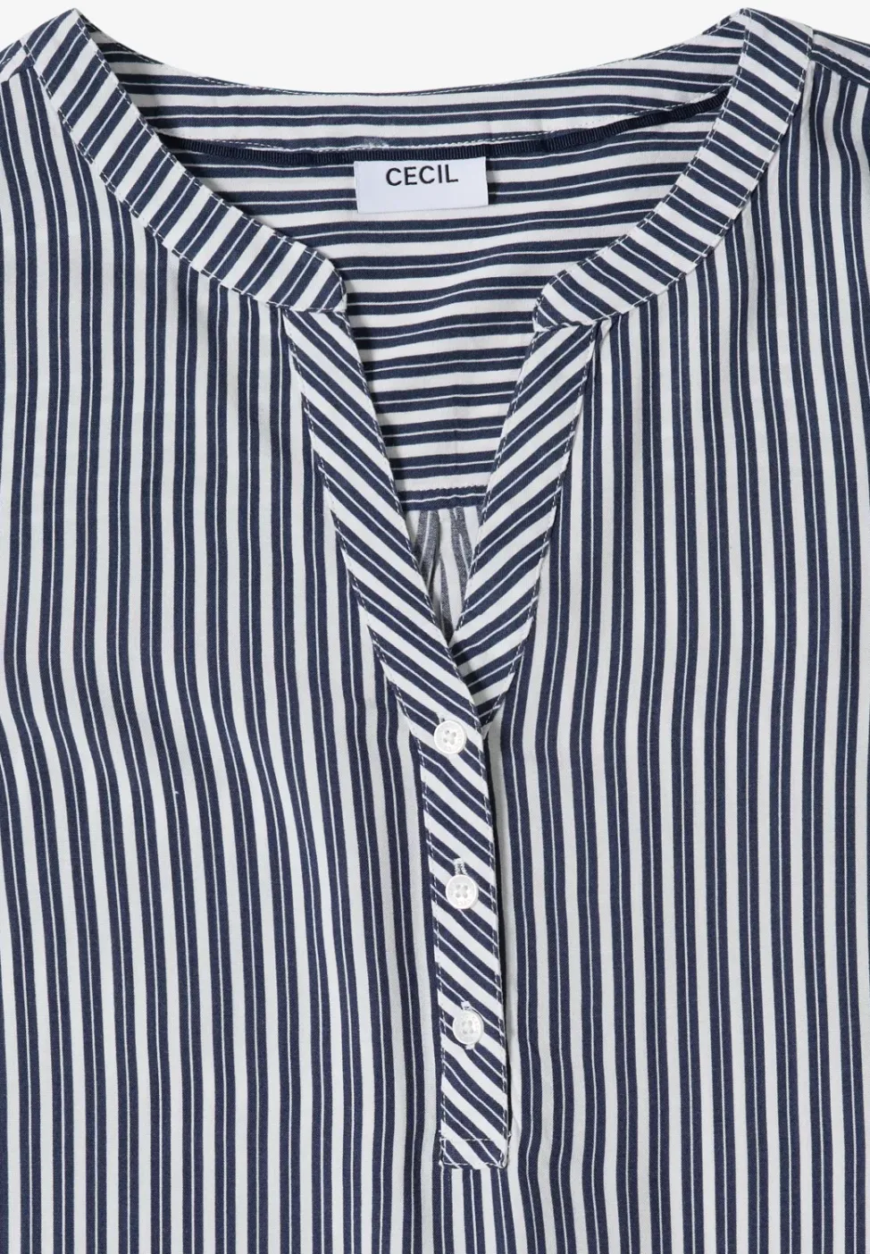 3/4-Arm Bluse mit Streifenmuster
