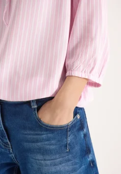 3/4-Arm Bluse mit Streifenmuster