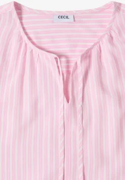 3/4-Arm Bluse mit Streifenmuster