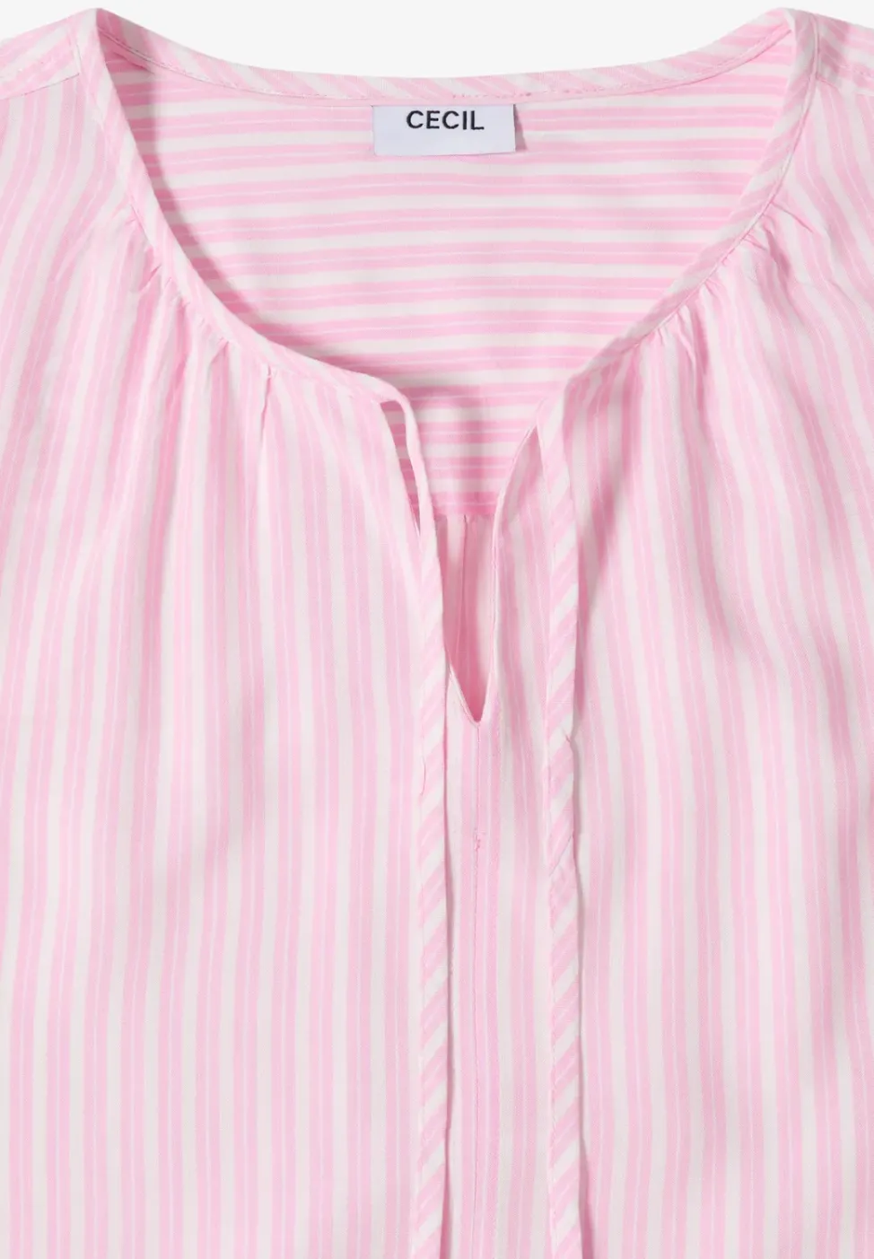 3/4-Arm Bluse mit Streifenmuster