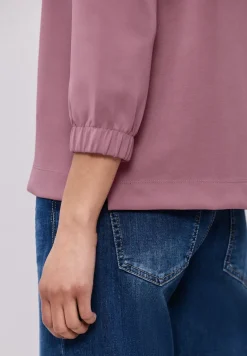 3/4-Arm Shirt im Silk-Look