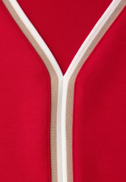 3/4-Arm Shirt mit Kontrastdetail
