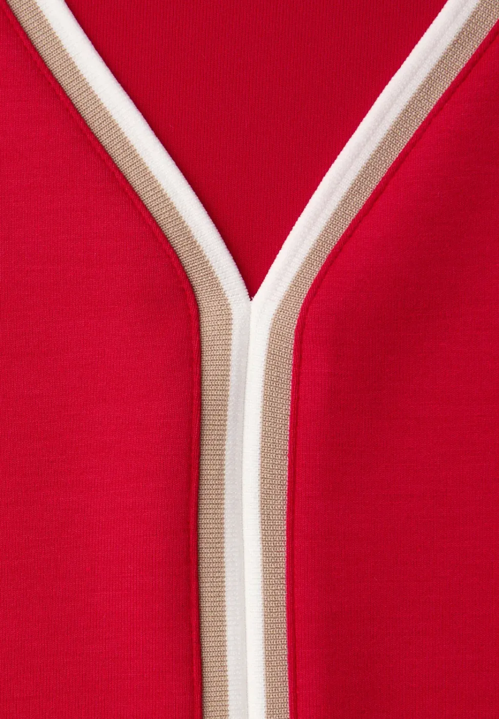 3/4-Arm Shirt mit Kontrastdetail