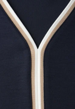 3/4-Arm Shirt mit Kontrastdetail
