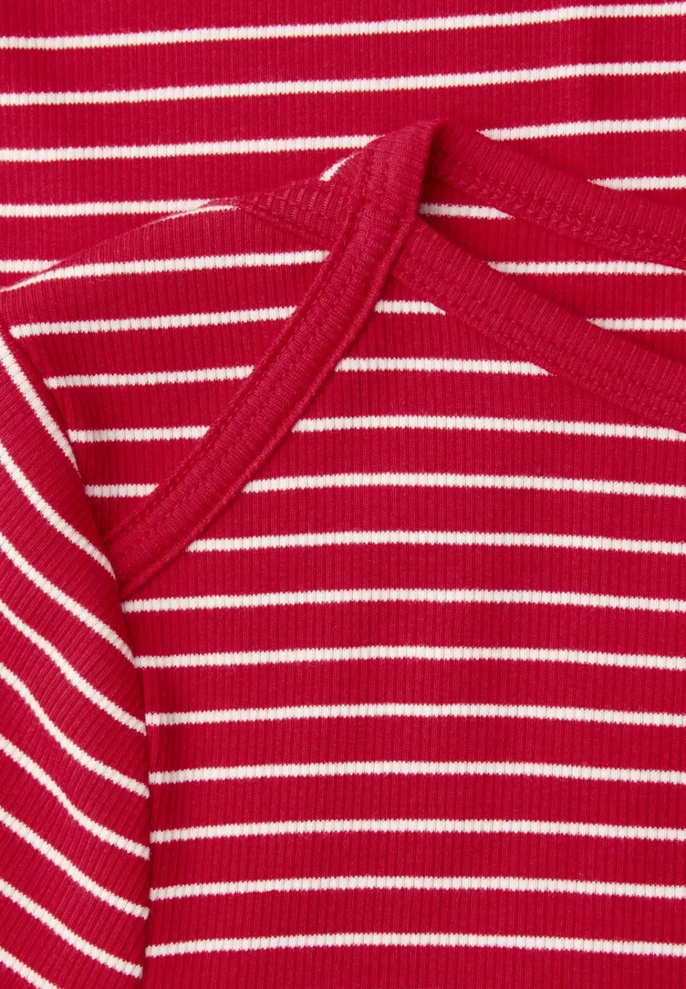 3/4-Arm Shirt mit U-Boot-Ausschnitt