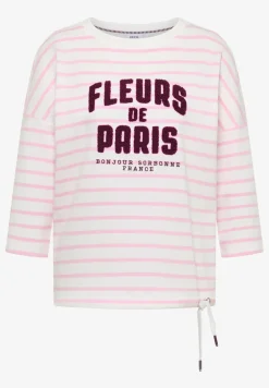 3/4-Arm Shirt mit Wording Artwork