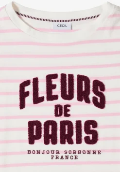 3/4-Arm Shirt mit Wording Artwork